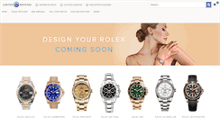 Desktop Screenshot of limitedwatches.com